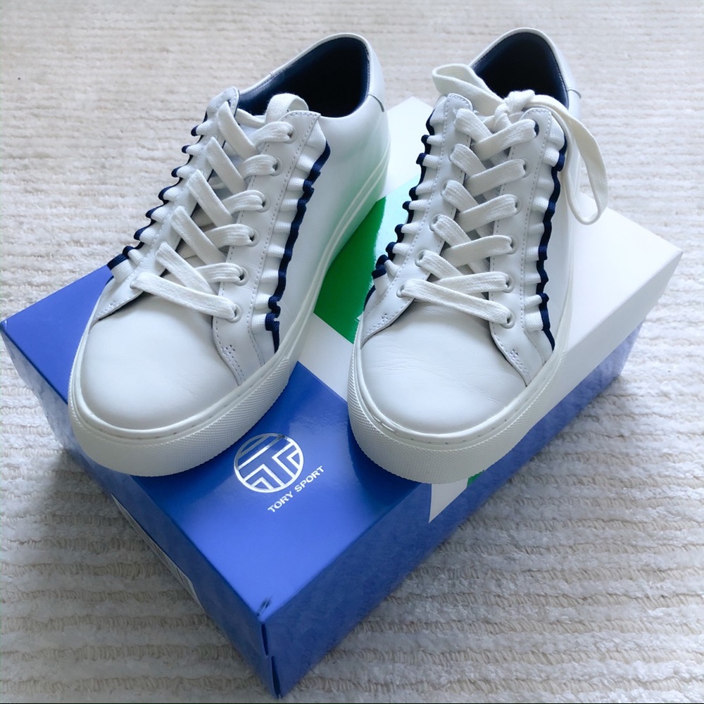 NWT Tory Burch Sport Ruffle Sneaker - Picture 7 of 10